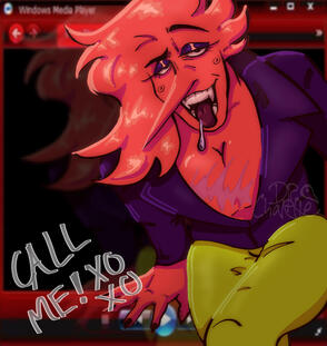 lined half shaded (Character 'Ransom' belongs to oriionsun on Instagram)